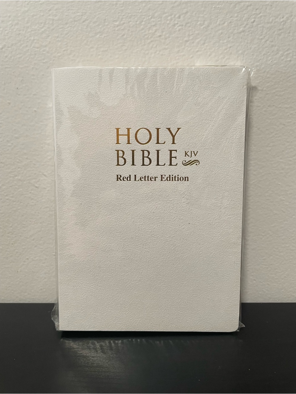 Holy Bible King James Version NEW SEALED Red Letter Edition White Soft Cover KJV
